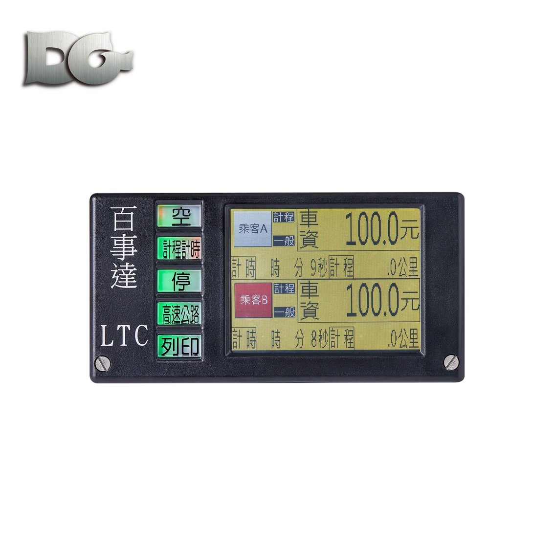 Customized Taxi Speedometer TFT Touch Screen LED/LCD Meter New RS232 Interface Autos Voice Announcement Display Option