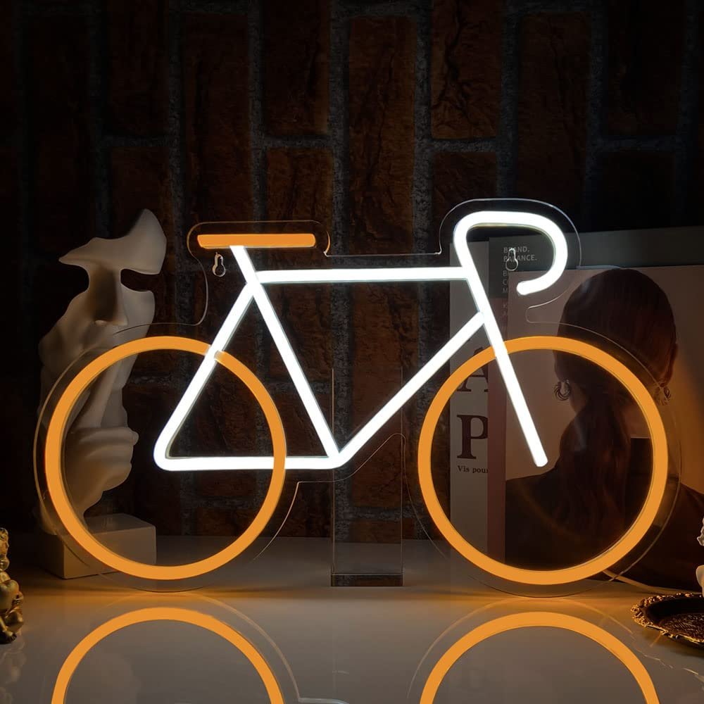 Bicycle Neon Lights for Wall Decor Neon Signs for Bedroom Neon Wall Sign