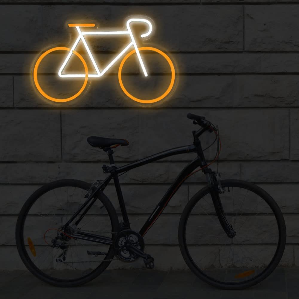 Bicycle Neon Lights for Wall Decor Neon Signs for Bedroom Neon Wall Sign