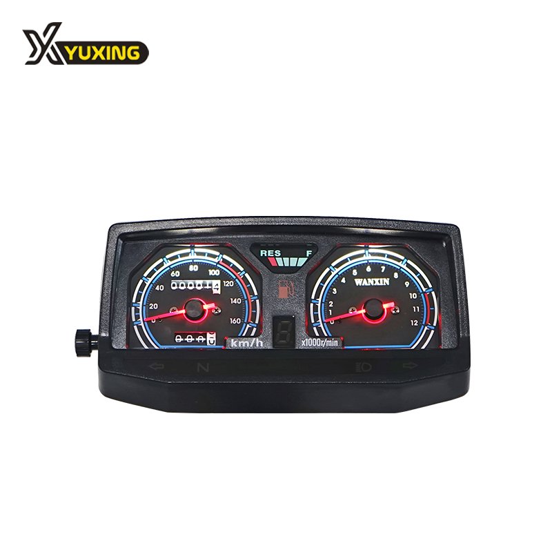 Wholesale Durable High Quality WANXIN Ronco Mototaxi Speedometer Tricycle RPM Fuel Meter