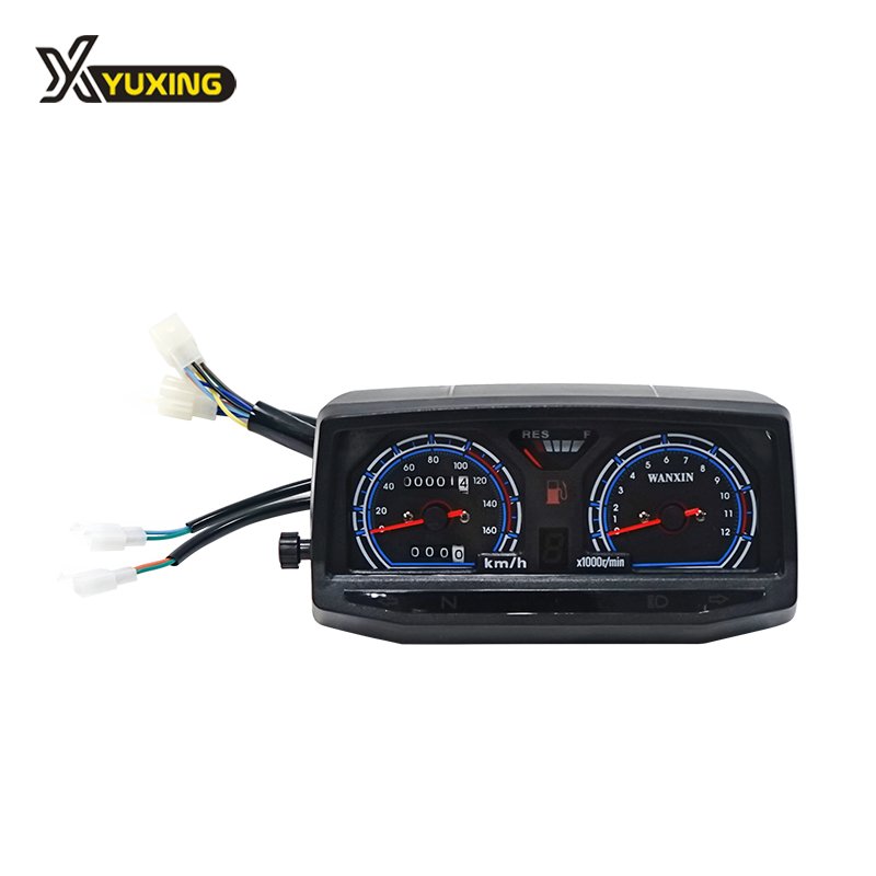 Wholesale Durable High Quality WANXIN Ronco Mototaxi Speedometer Tricycle RPM Fuel Meter