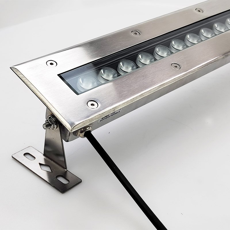 304 Stainless Steel Washer Light Ip68 Waterproof Rgb 36w Waterfall Lamp Underwater Light
