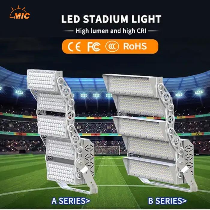Outdoor Waterproof Led Ip66 Floodlight 200w 1200 Watt LED Stadium Lights Football Stadium Tennis Court Light