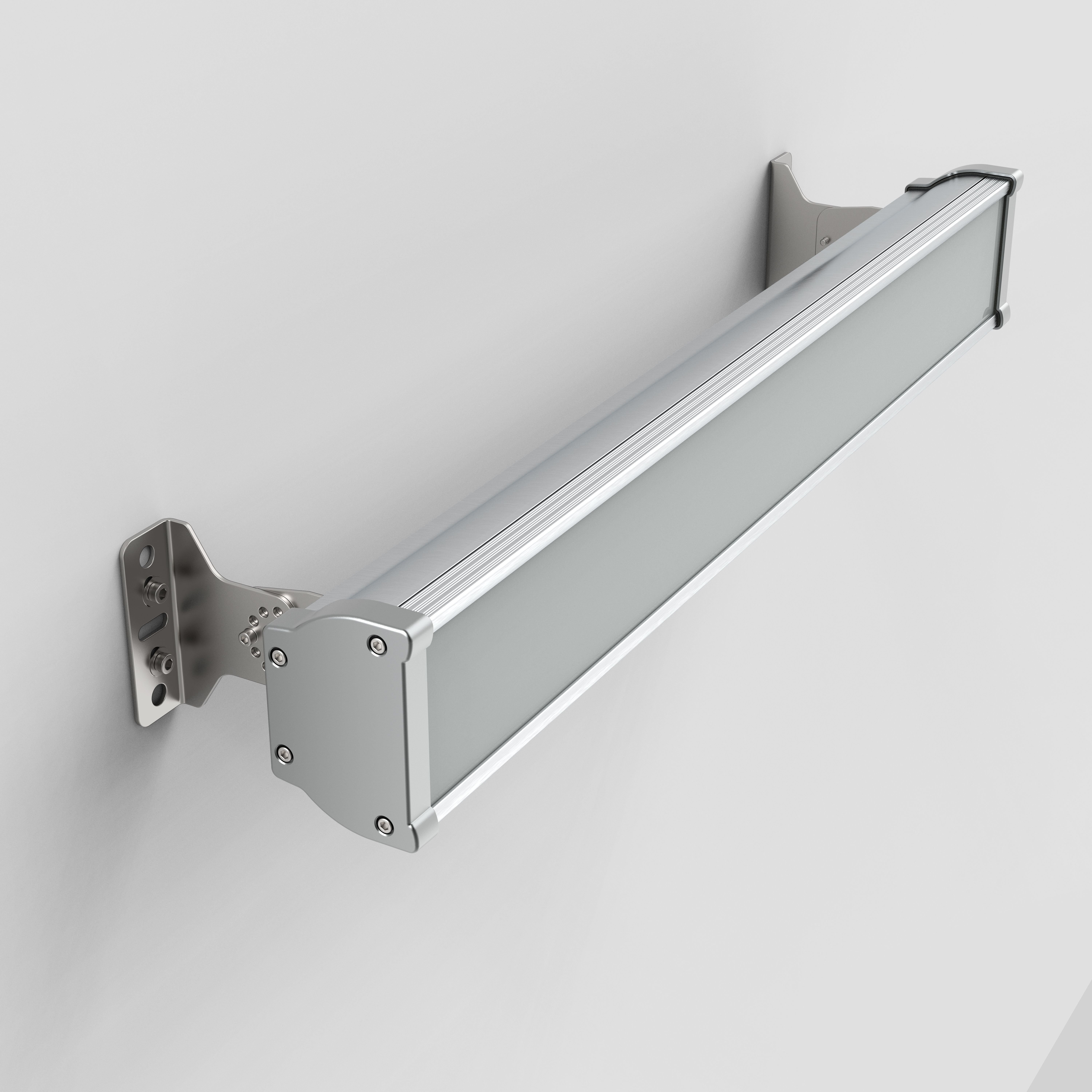 Led Industrial Lighting Tri-Proof Light 80W LED Explosion-Proof Linear Lights Aluminum Housing Tempered Glass Cover Tunnel