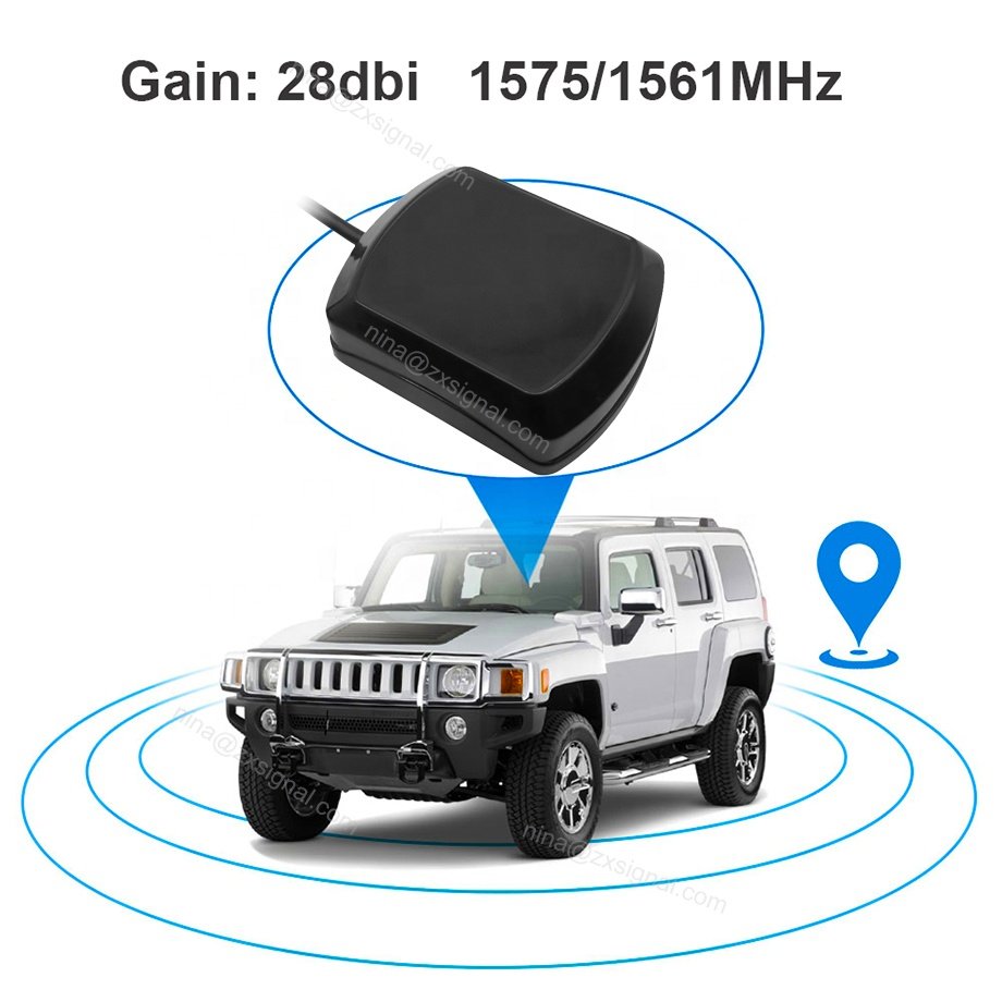 28 dbi 30 dbi 1575.42MHz 5 Meters SMA Blue Fakra MCX MMCX Auto GPS Glonass Beidou Receiver External Antenna