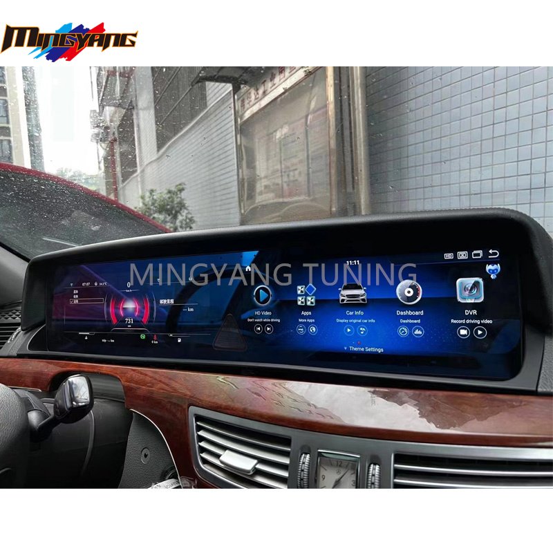 Lcd Dashboard Digital Instrument Cluster Cluster Full Screen GPS for Mercedes Benz S-Class W221 2005-2014 to W222 Auto Meter