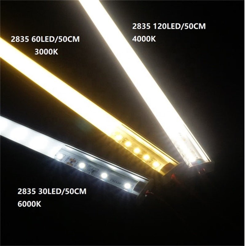 9W DC12V LED Cabinet Light 20-Inch Modern Wardrobe with Downward Decorative Light Bar for Shelves Cabinets Display Cabinets