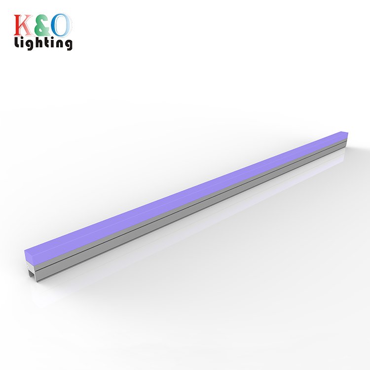 12w Ip65 Outdoor Linear Light Recessed Linkable Led Linear Tube Light RGB