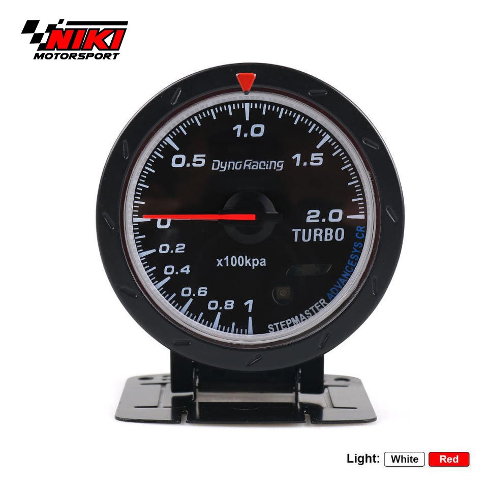 NikiMotor 60MM Car Meter Turbo Boost Pressure Gauge with Sensor Auto Gauges