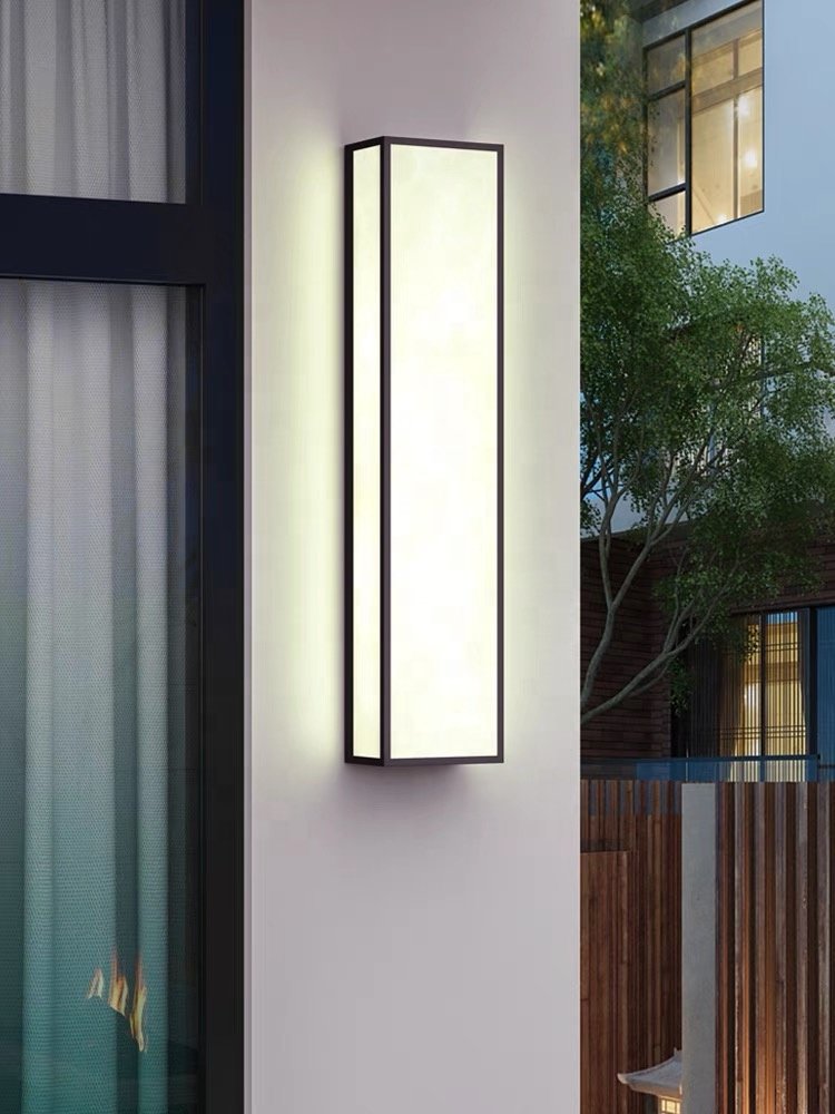 Modern Minimalist Wall Lamp Outdoor Waterproof Garden Staircase Entrance Door Villa Terrace Courtyard Balcony Wall Lamp