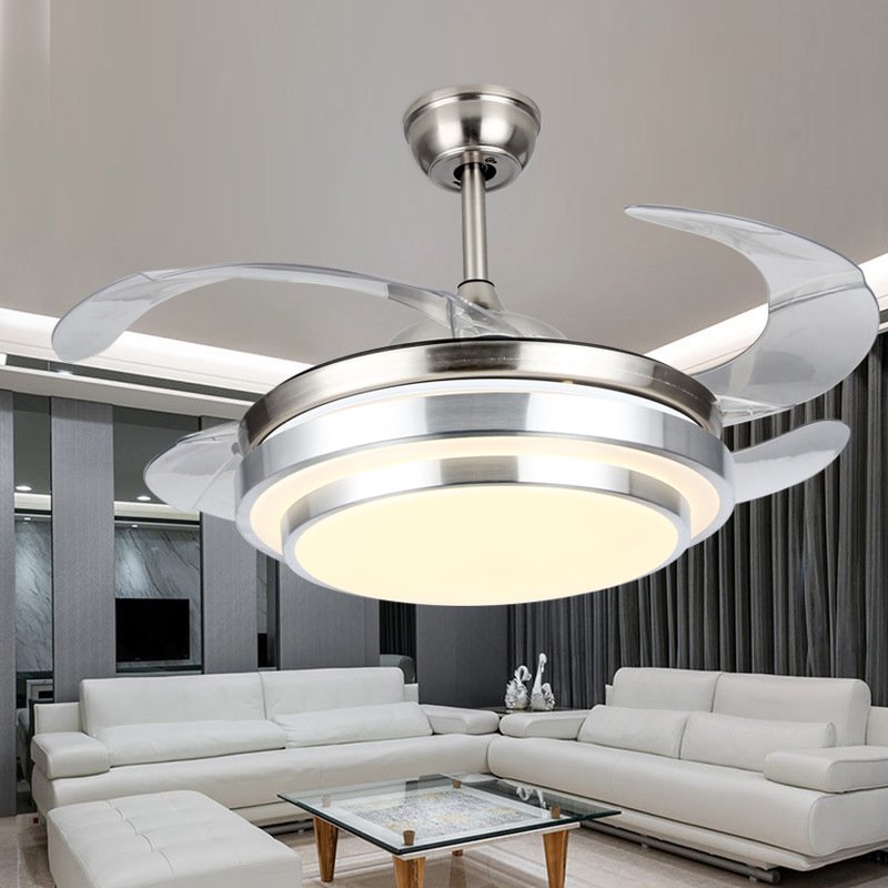 110 Volts Remote Controlled Ceiling Fan with Light Fancy Pendant Lights Ceiling Fan Chandelier Combo Lighting Remote Control
