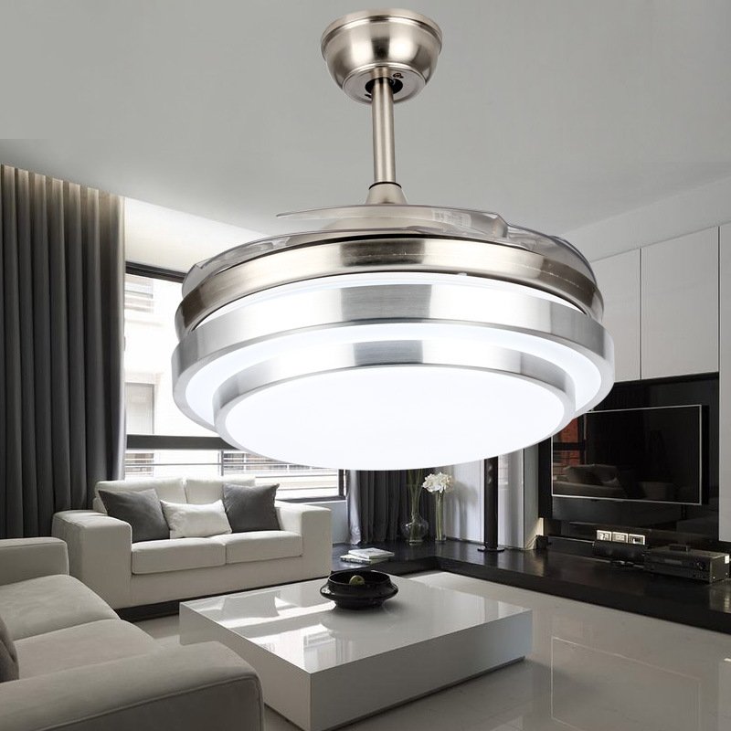 110 Volts Remote Controlled Ceiling Fan with Light Fancy Pendant Lights Ceiling Fan Chandelier Combo Lighting Remote Control