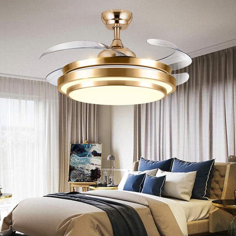 110 Volts Remote Controlled Ceiling Fan with Light Fancy Pendant Lights Ceiling Fan Chandelier Combo Lighting Remote Control