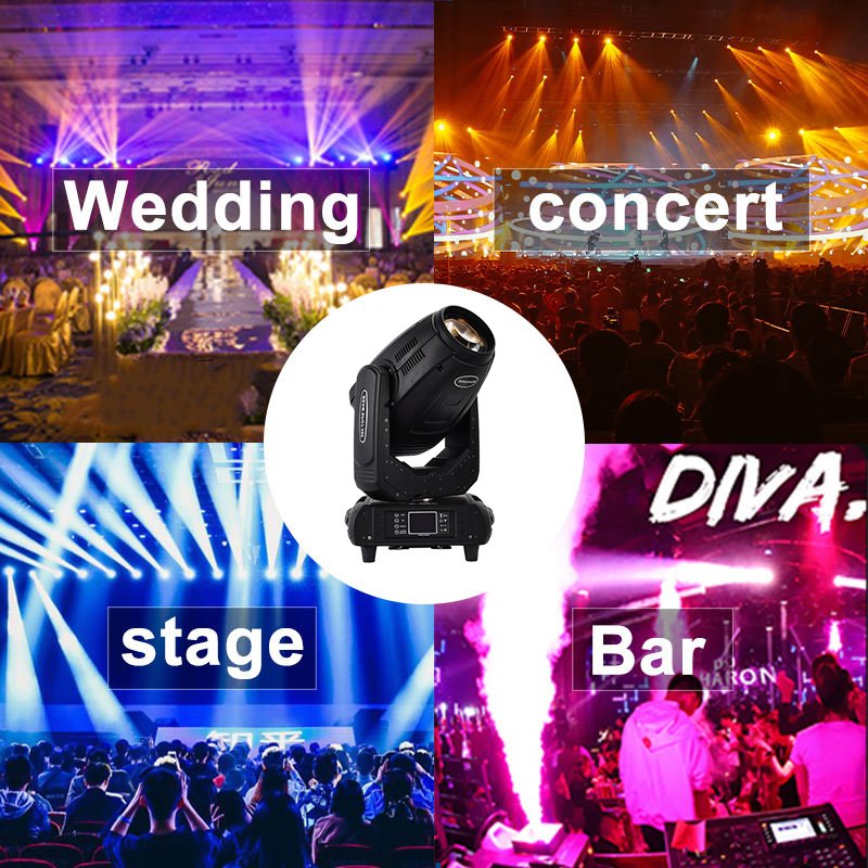 Grace 280W 10R Beam Spot Wash 3in1 Moving Head Stage Light