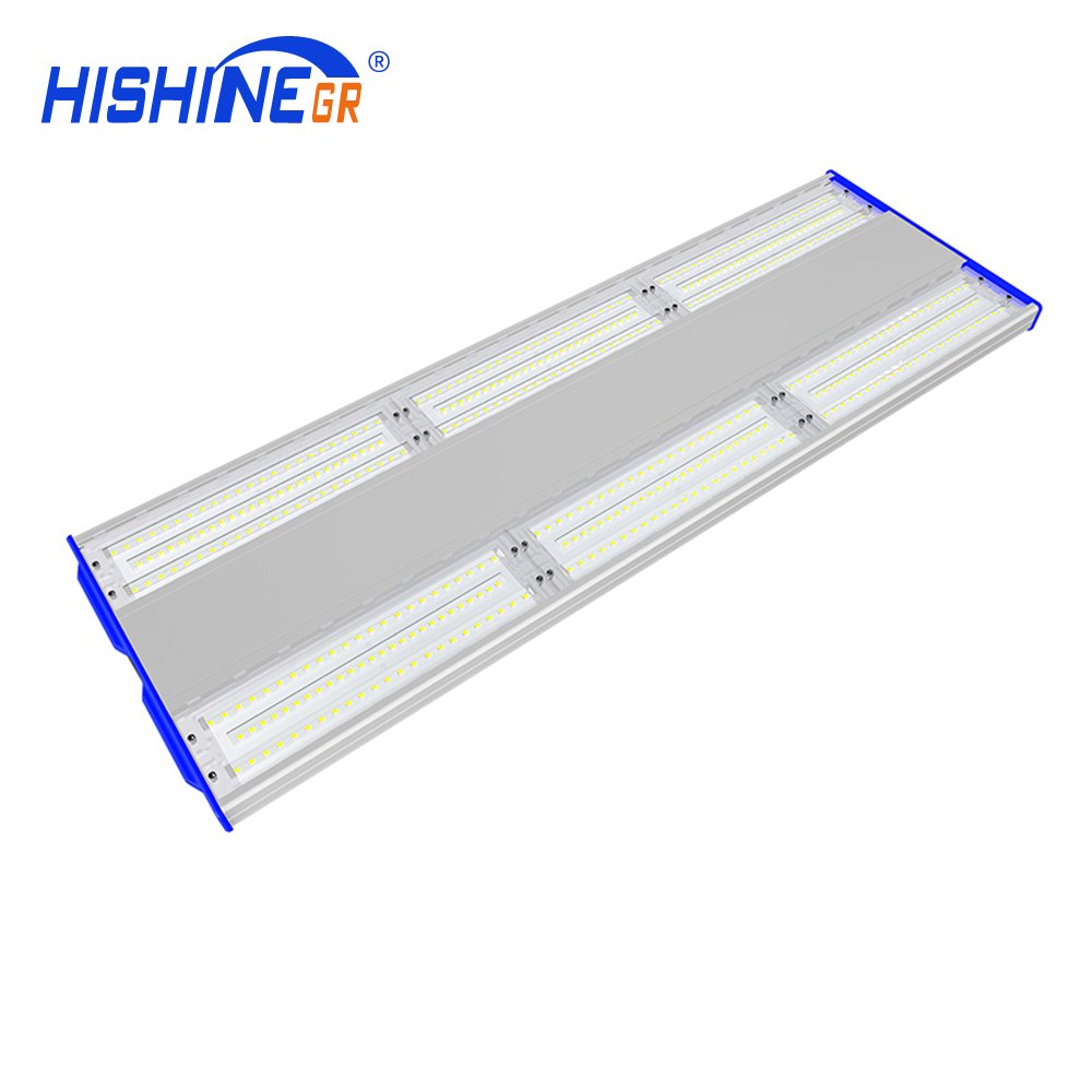 Hishine LED Linear High Bay Light K5 200lmW 80000LM Industrial Warehouse Lighting Wide Beam Angle Dimmable