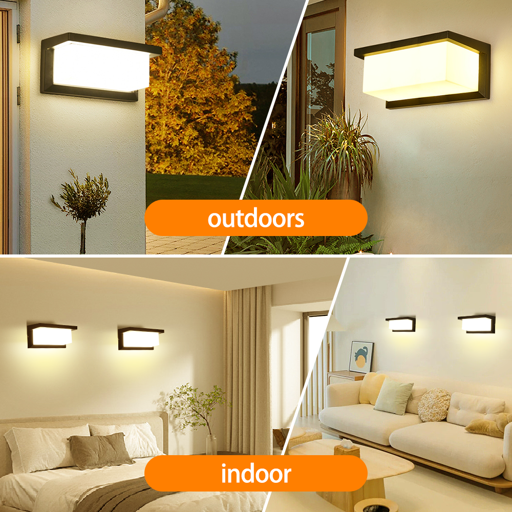 Simple Modern Waterproof Outdoor Decorative Lighting Led Wall Light for Home Garden/outdoor Wall Light/wall Lamps