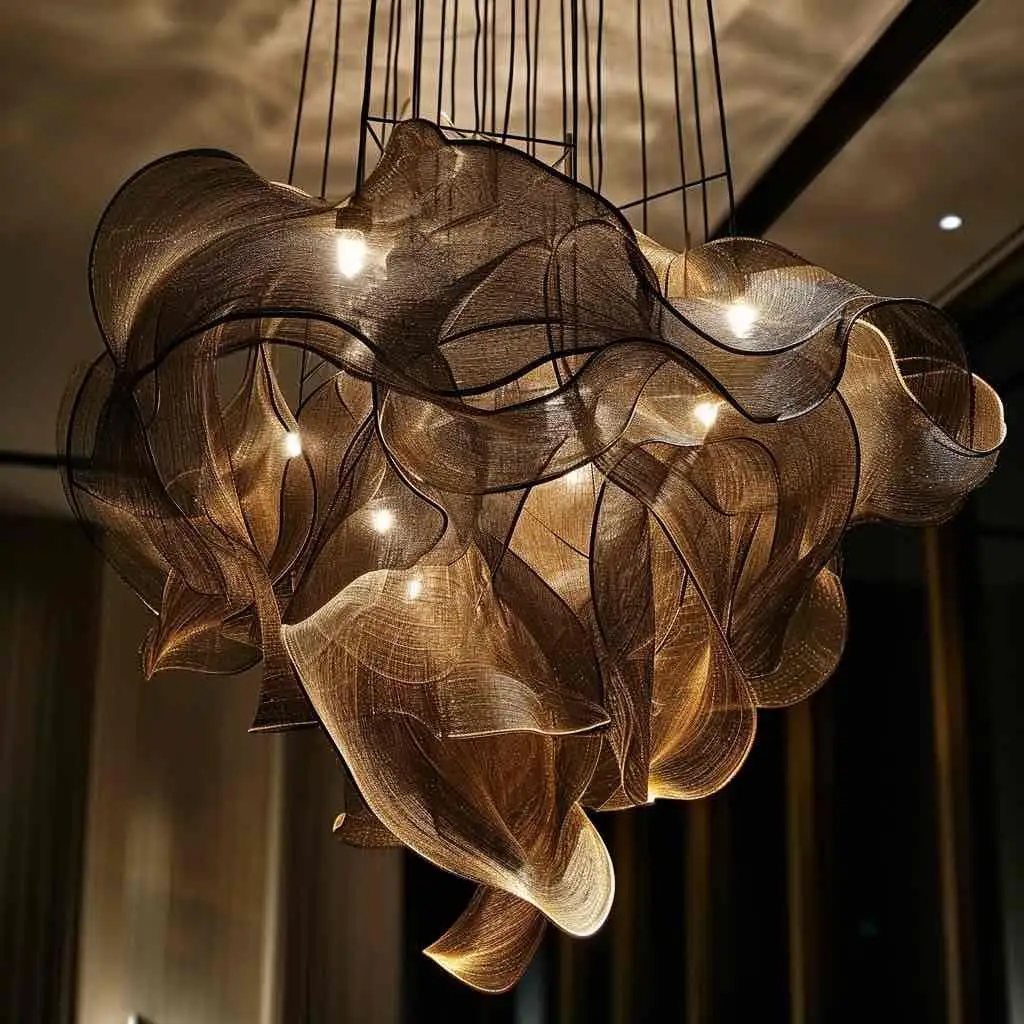 ECOJAS Professional Custom Luxury Modern Hotel Lobby Decoration Light Big Chandelier