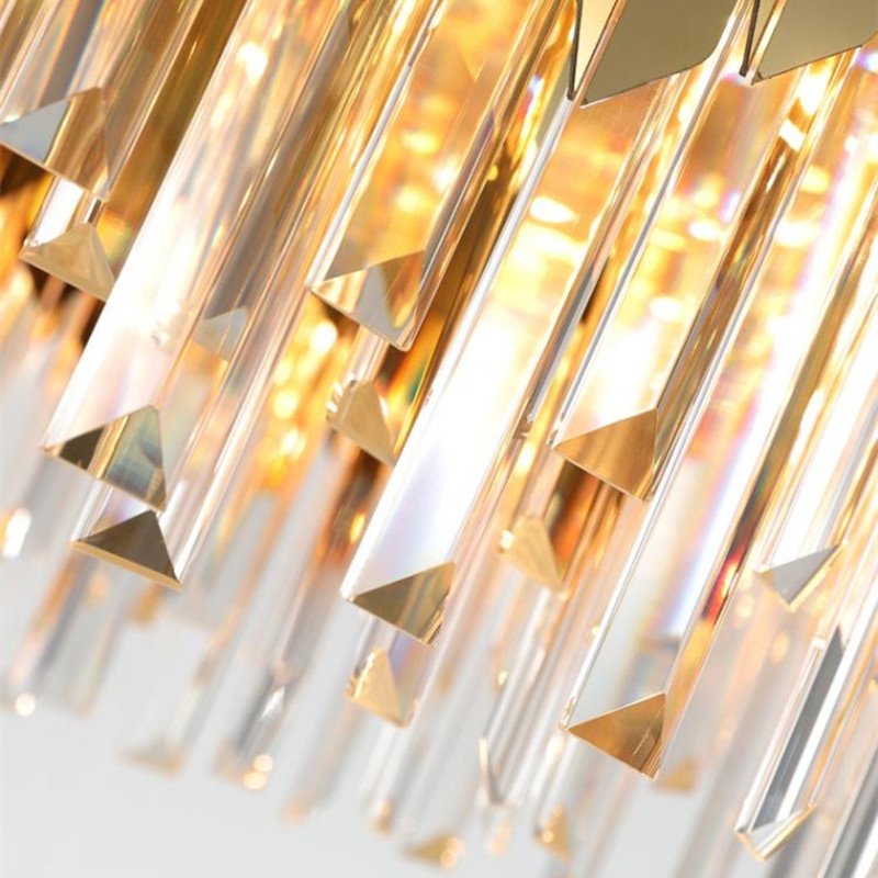 Modern Luxury Elegant Crystal Pendant Light Home Lamp Chandelier Light for Living Room Hotel