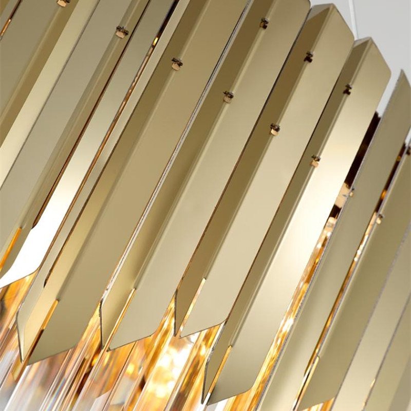 Modern Luxury Elegant Crystal Pendant Light Home Lamp Chandelier Light for Living Room Hotel