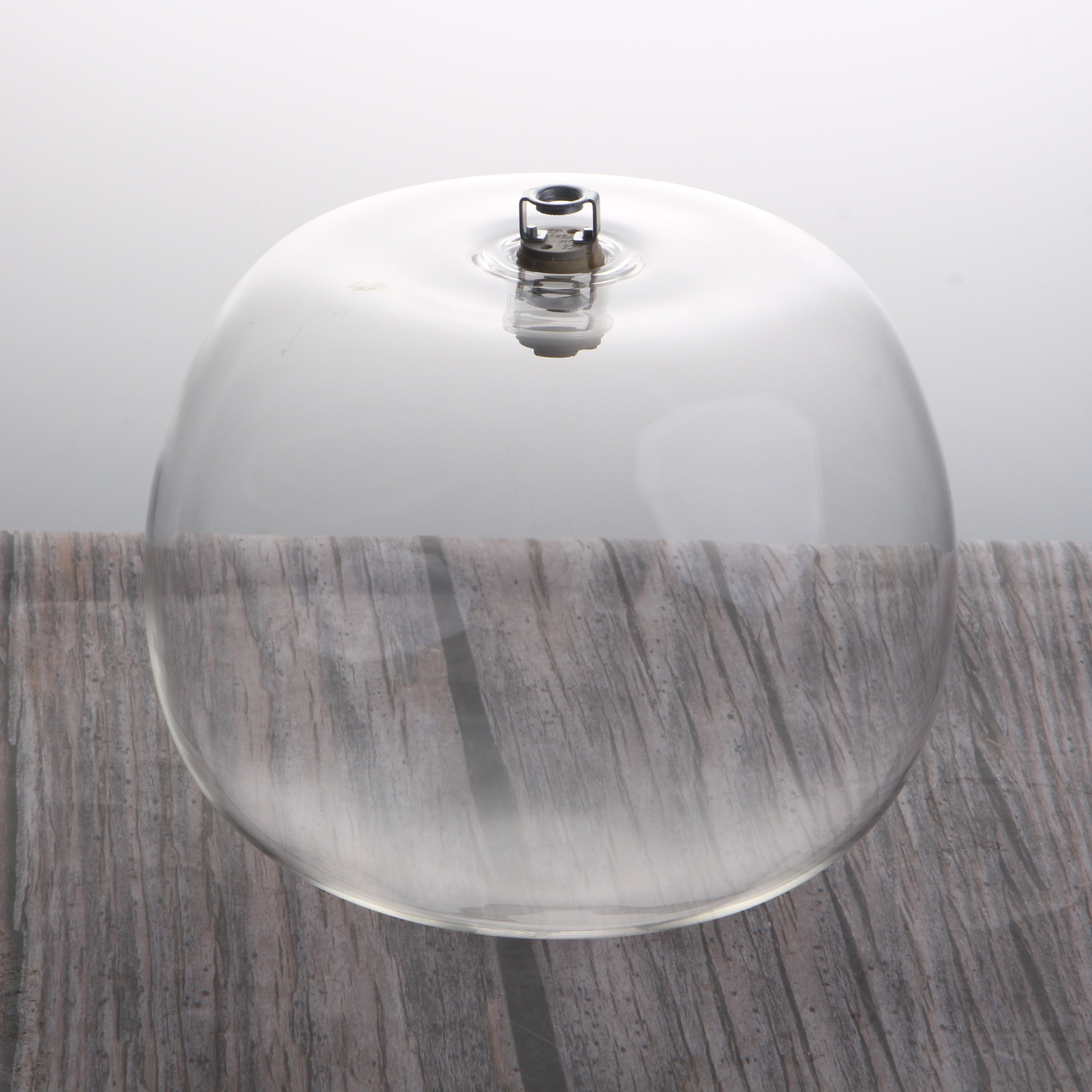 Handmade Transparent Glass Lampshade Pumpkin Style