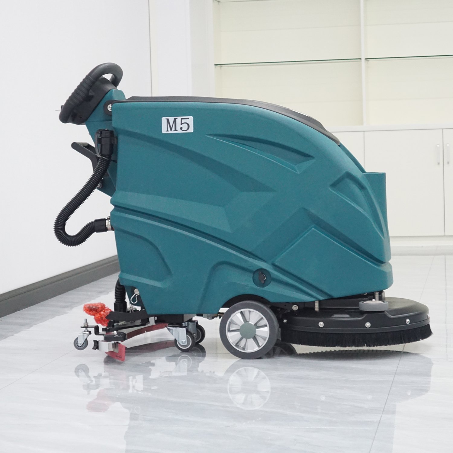 MZL M5 High Efficiency Gym Ceramic Tile Floor Cleaning Machine Commercial Walk Behind Electric Floor Scrubber