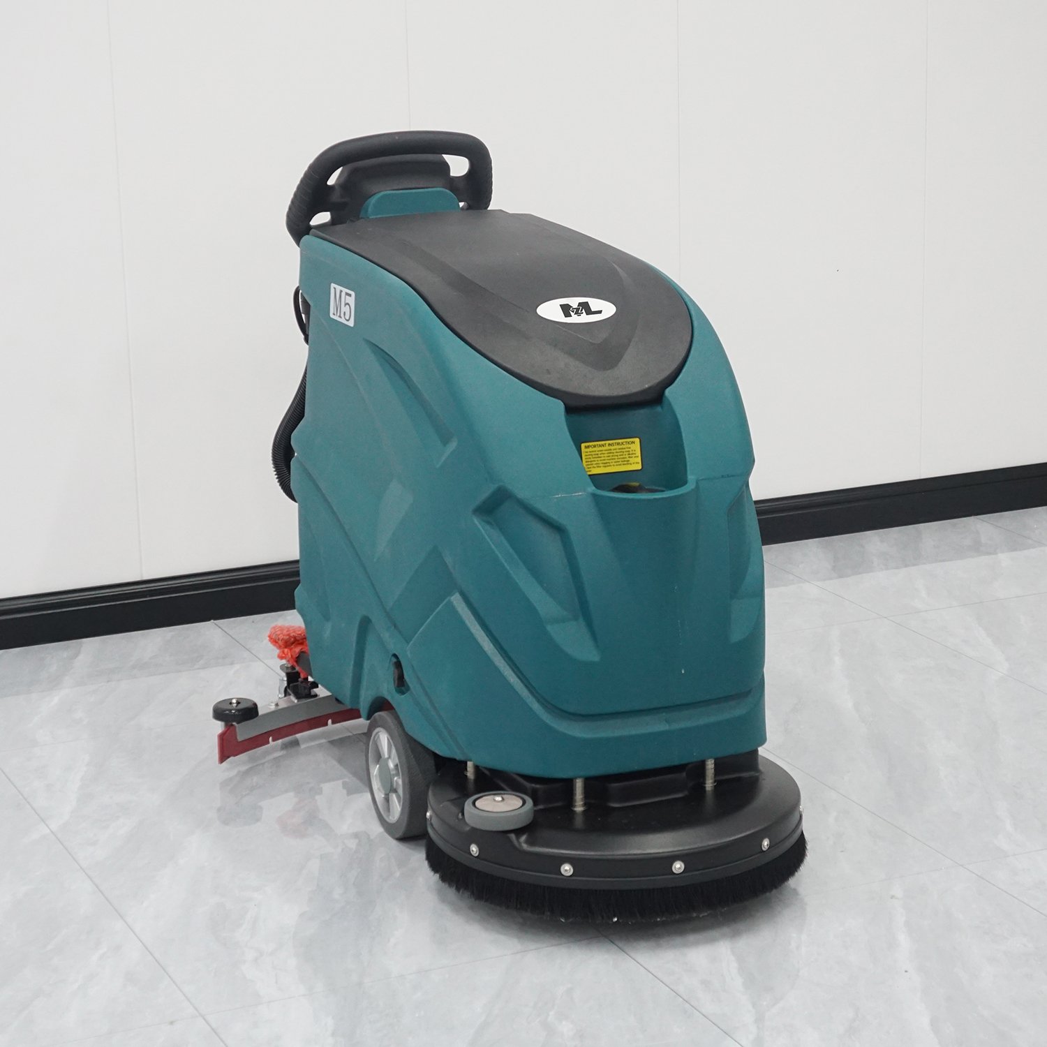MZL M5 High Efficiency Gym Ceramic Tile Floor Cleaning Machine Commercial Walk Behind Electric Floor Scrubber