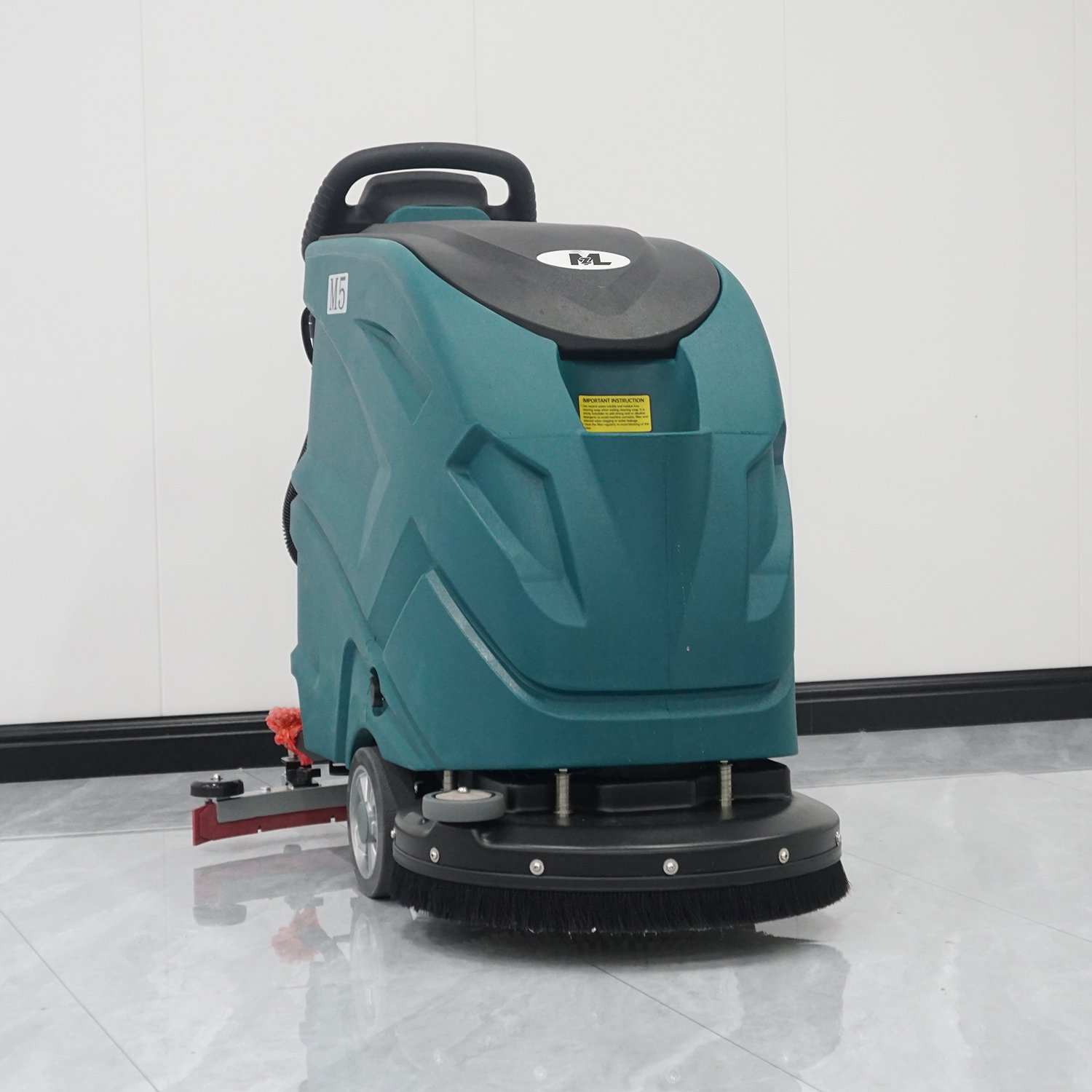 MZL M5 High Efficiency Gym Ceramic Tile Floor Cleaning Machine Commercial Walk Behind Electric Floor Scrubber