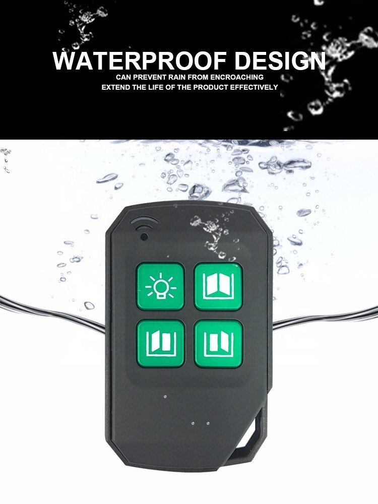 YET2129 Design Patent Waterproof 433MHz D4 Type Face to Face Duplicator RF Remote Control Automatic Gate