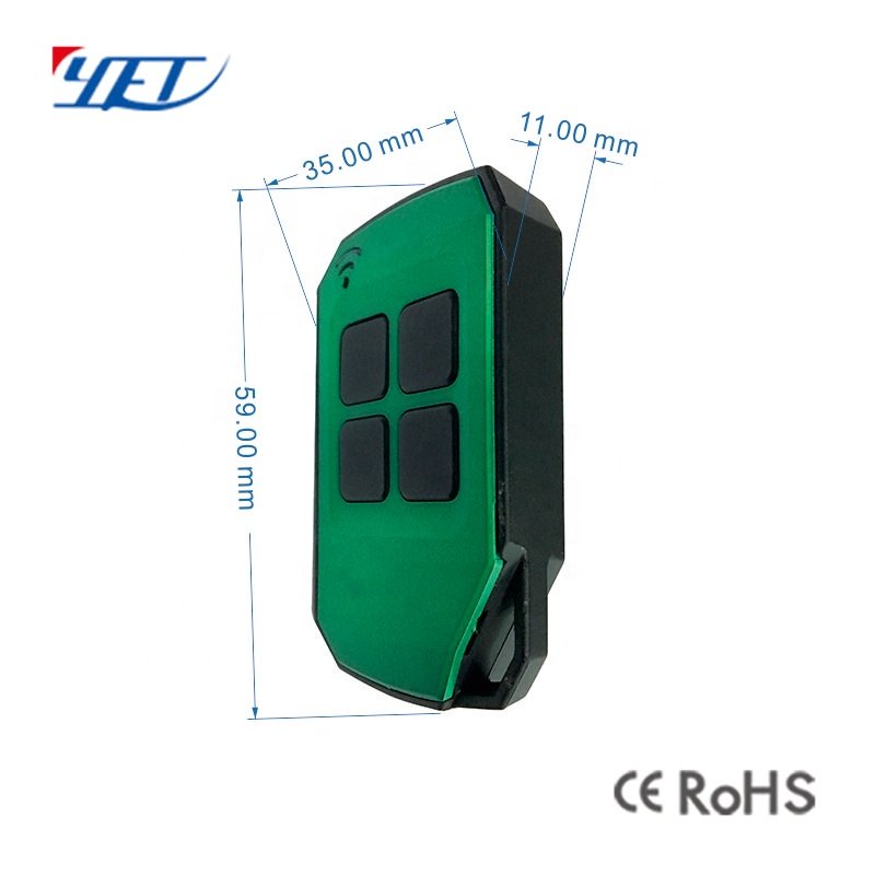 YET2129 Design Patent Waterproof 433MHz D4 Type Face to Face Duplicator RF Remote Control Automatic Gate