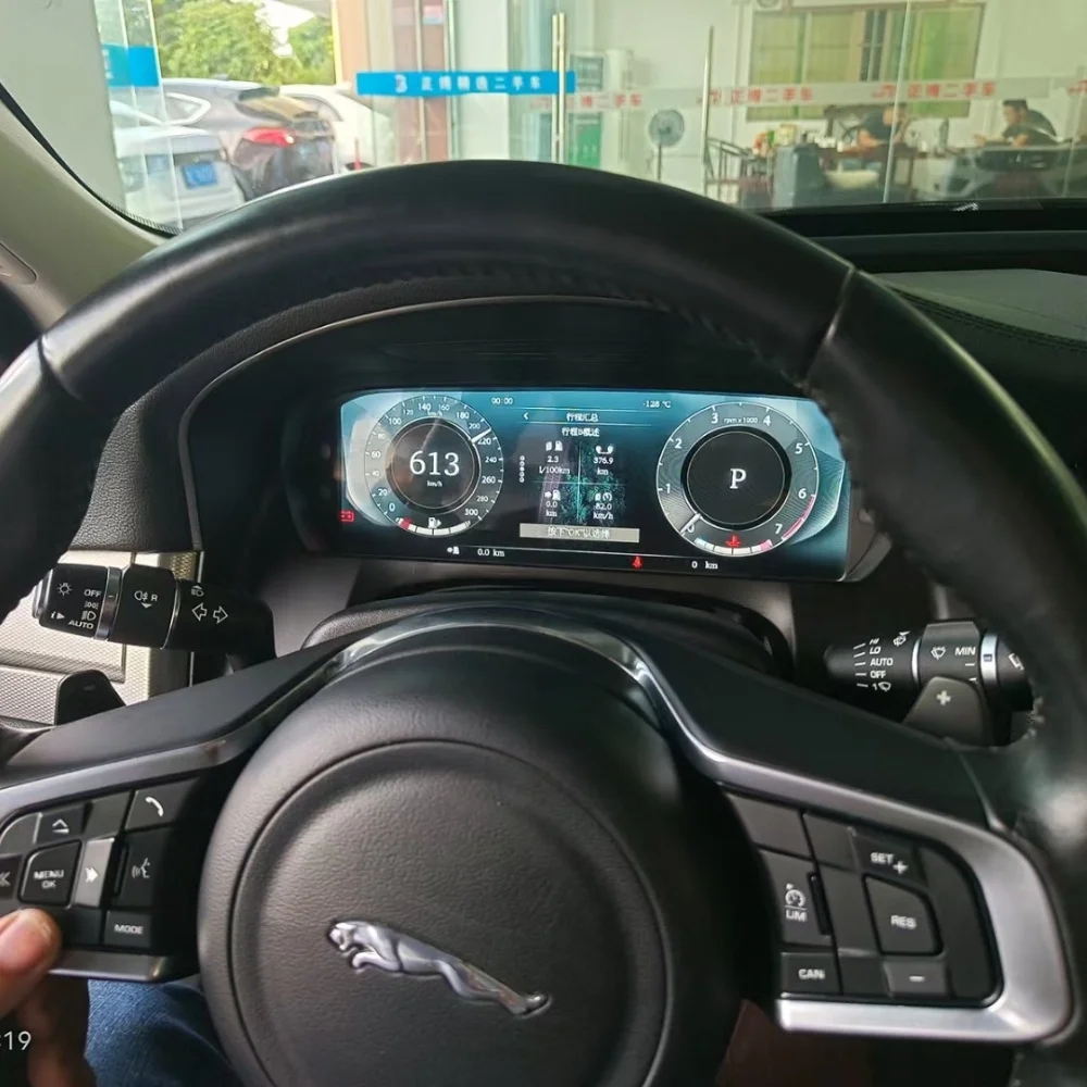 12.3inch Dashboard Digital Cluster for Jaguar XE/FPACE/XJL Car Auto Meter Linux System Speedometer Upgrade LCD Instrument Panel