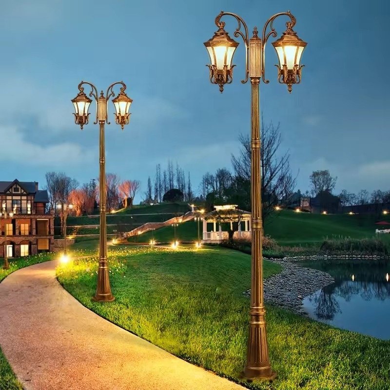 Retro Outdoor Landscape Lamp for Garden or Villa 30W 20W 50W Park and Garden Community Landscape Waterproof Garden Lights