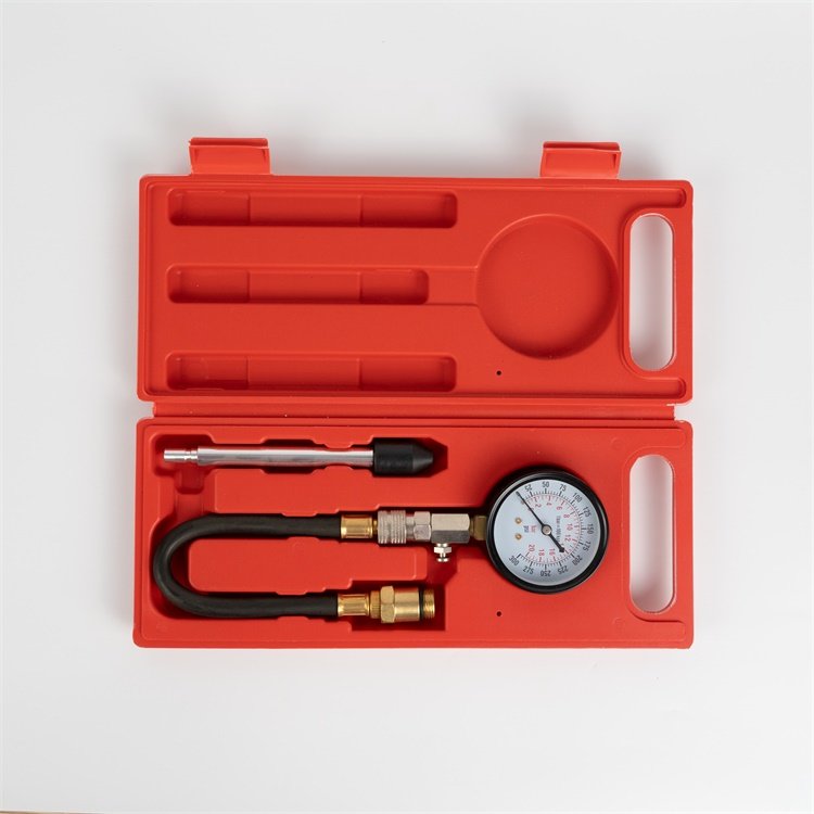 Factory Direct Sale Auto Fuel Pump Pressure Test Car Petrol Gas Engine Cylinder Compression G324 Compression Tester Kit