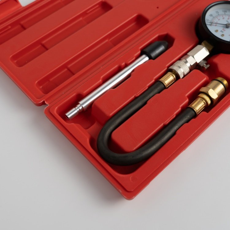 Factory Direct Sale Auto Fuel Pump Pressure Test Car Petrol Gas Engine Cylinder Compression G324 Compression Tester Kit