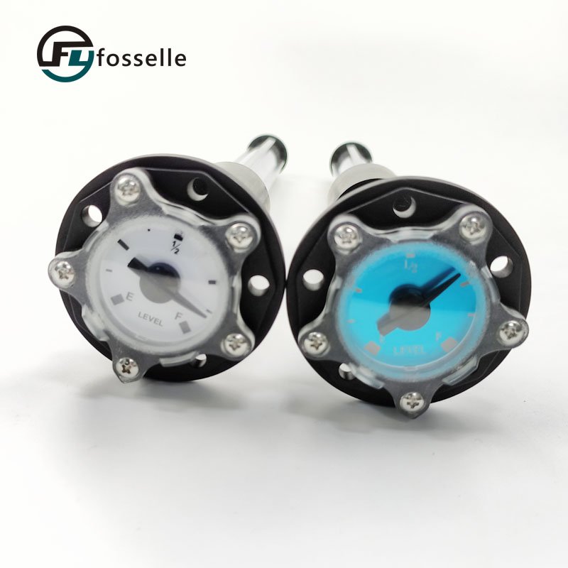 Tank Level Liquid Mechanical Gauge Flanges With 5 Holes Level Gauge For Tanks Car Fuel Level Gauge Meter