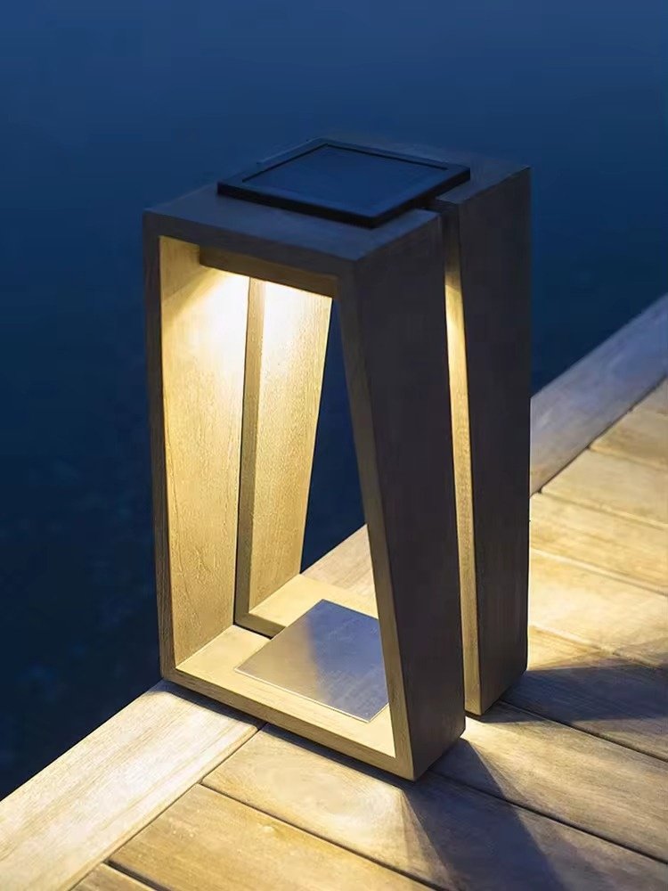 Outdoor IP65 Waterproof Led Bollard for Hotel Aluminium Modern Style COB Led Garden Light 18W Pathway Bollard Solar Lawn Lamp