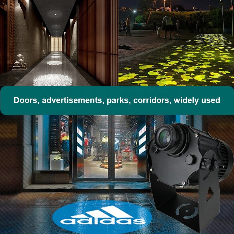 Grace 200W LED Rotating Advertisement Logo Light Outdoor Waterproof Custom Pattern Gobo Projector