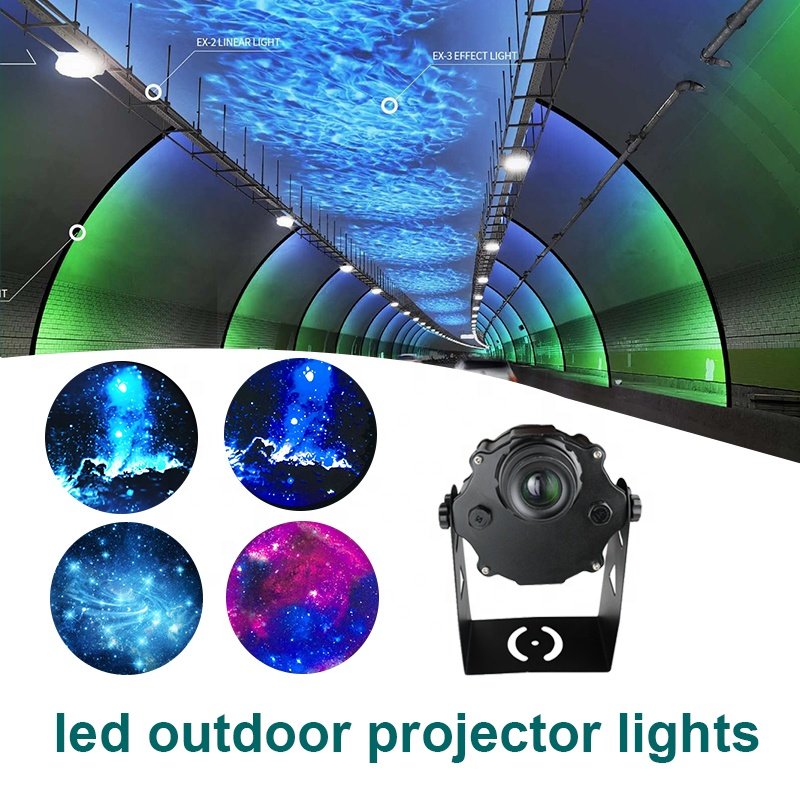 Grace 200W LED Rotating Advertisement Logo Light Outdoor Waterproof Custom Pattern Gobo Projector