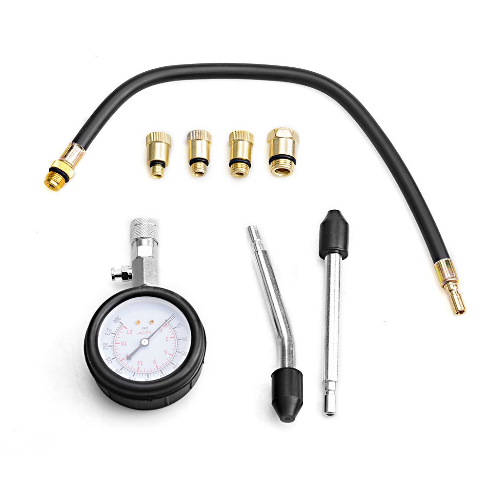 Car Cylinder Pressure Tester Automobile Car Gasoline Engine Compression Gauge Kit Tester Meter Auto Petrol Gas Engine Cylinder