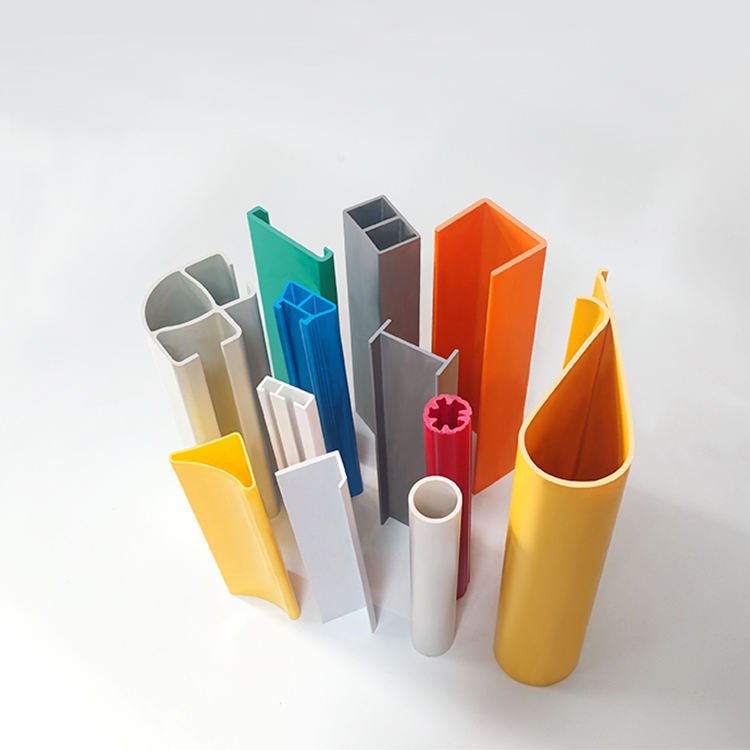 High Quality PVC Plastic Profiles for Window Door Good Quality PVC PC PE Extrusion Profile Part PVC Extruded Plastic Profile