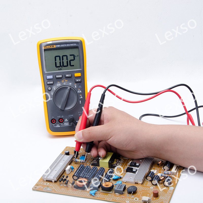 FFluke 17B+ 15B+ 17Bmax 15Bmax Auto Range Digital Probe Multimeter Meter Temperature & Frequency