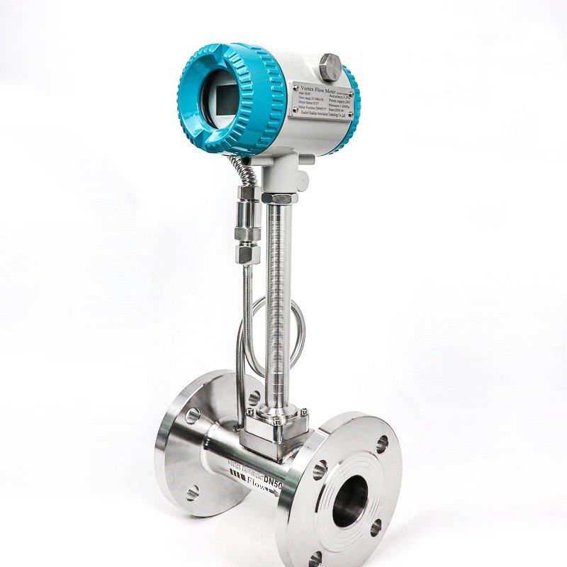 LED Display 4~20 MA Hart Output Dn50 vortex Flow Meter for Gas/steam/water