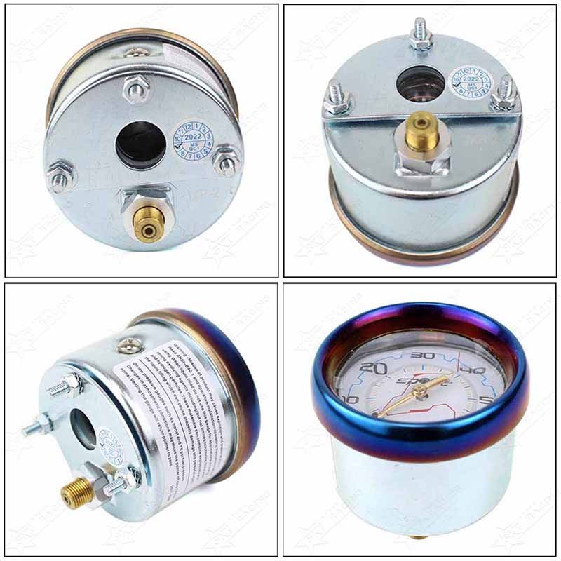 Sport 35 PSI 60 PSI 35psi 60psi Racing Auto Turbo Meter Thailand Black White Carbon Fiber Titanium Blue Car Blower Boost Gauge
