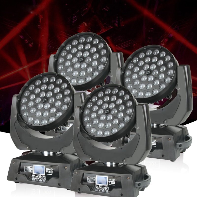 Grace 36*18W RgbwaUv 6in1 Wash Zoom Led Moving Head Disco Club Stage Lights