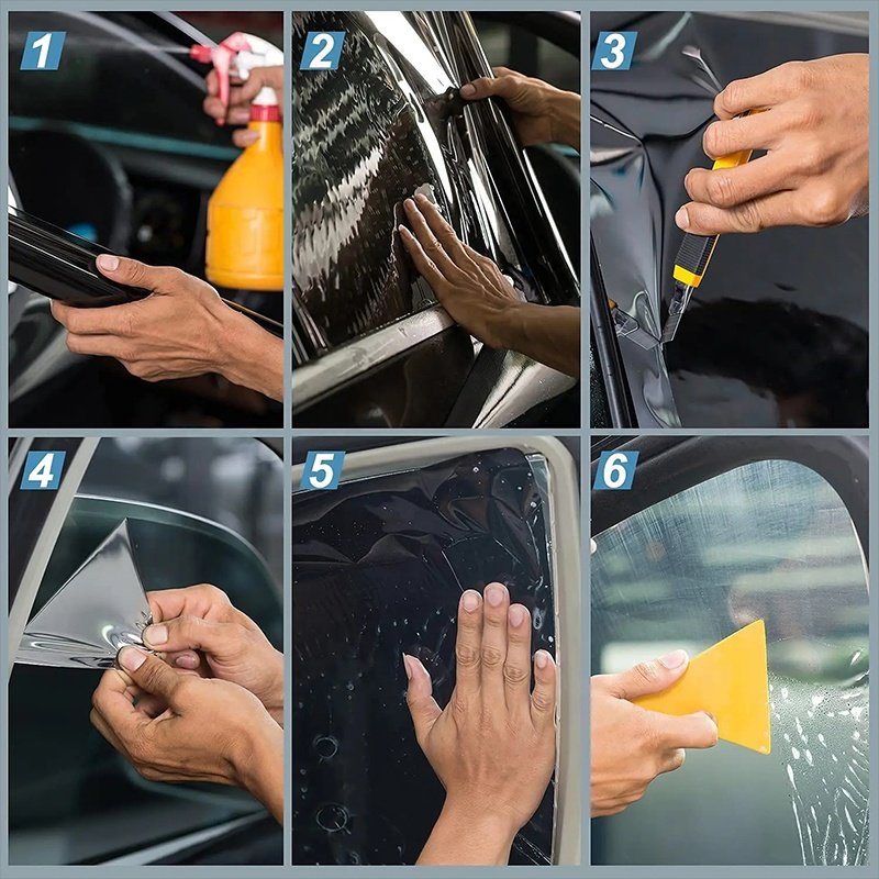1.52*30 Meter Car Window Film Color Stable Automotive Nano Ceramic Black Solar Titanium Tint Film Privacy Film