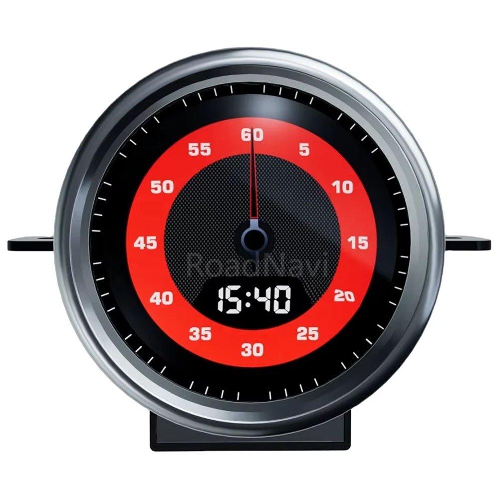 RoadNavi Auto Meter Clock Stopwatch Interior Modification Compass for Porsche Cayenne 2010-2017