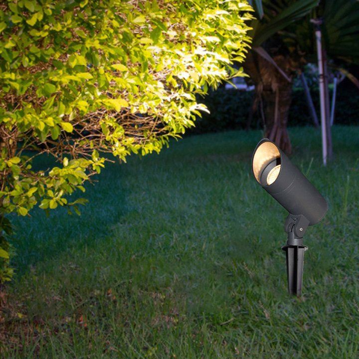 12v Waterproof Ip65 Aluminum 10W 15W 20W 30W Outdoor Pathway Spotlight Lawn Lamp Landscape Spot Light Led Spike Garden Light