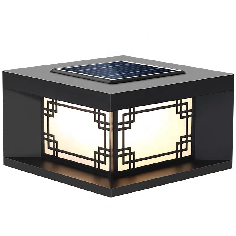 High Quality Customized Production of Garden Lights, Solar+power LED Outdoor Solar Column Lights