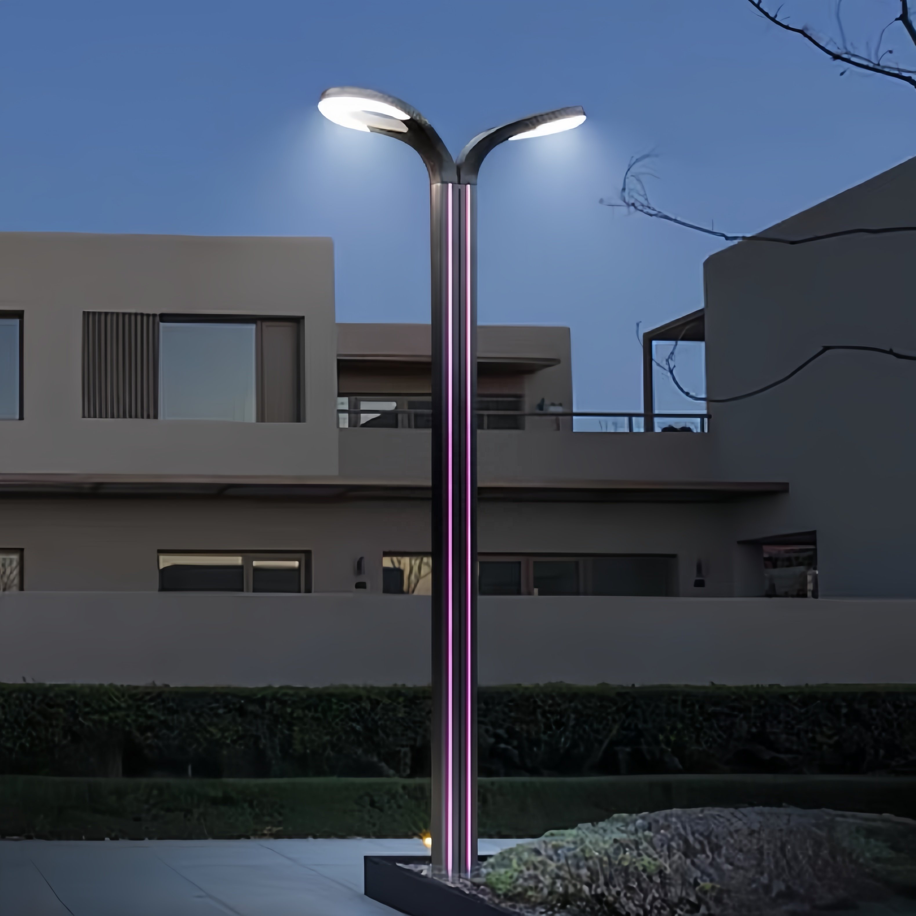 Driveway Outside Garden Led Post Lamps Lights Street Lantern Outdoor Post Top Lights Aluminum Waterproof Outdoor Garden Pole