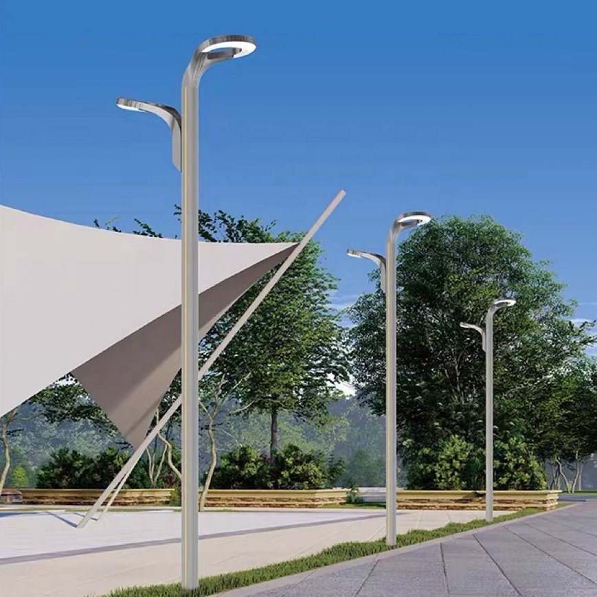 Driveway Outside Garden Led Post Lamps Lights Street Lantern Outdoor Post Top Lights Aluminum Waterproof Outdoor Garden Pole