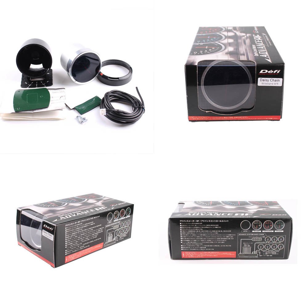 Car Auto 2.5" 60mm 7 Color Defi Advance BF Turbo Boost Gauge Meter